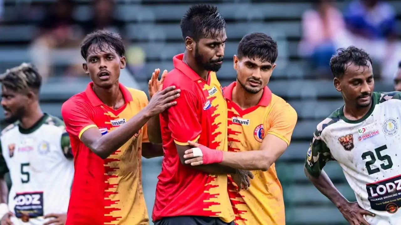 East Bengal wins against Calcutta Customs in IFA Shield 