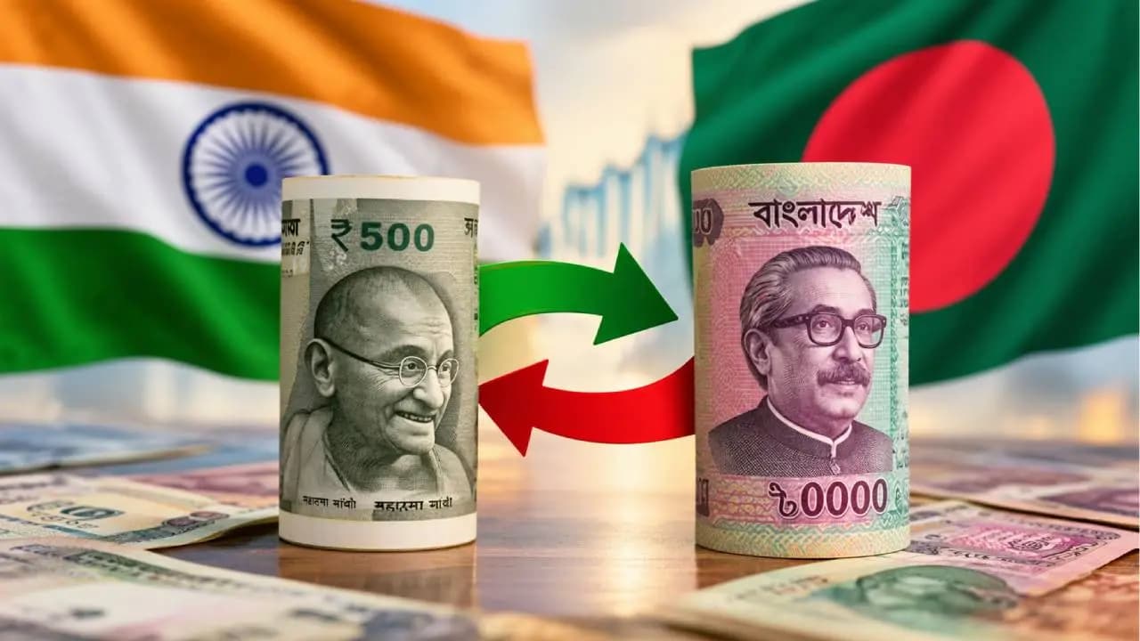 Bangladeshi Taka Strengthens Against Indian Rupee, Rising over 11 percent in Two Years
