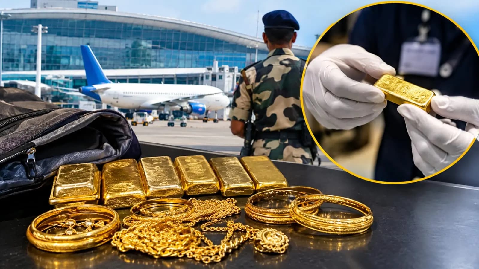 Gold Smuggling Scheme Foiled at Kolkata Airport Passenger Arrested Customs Officials Under Scanner