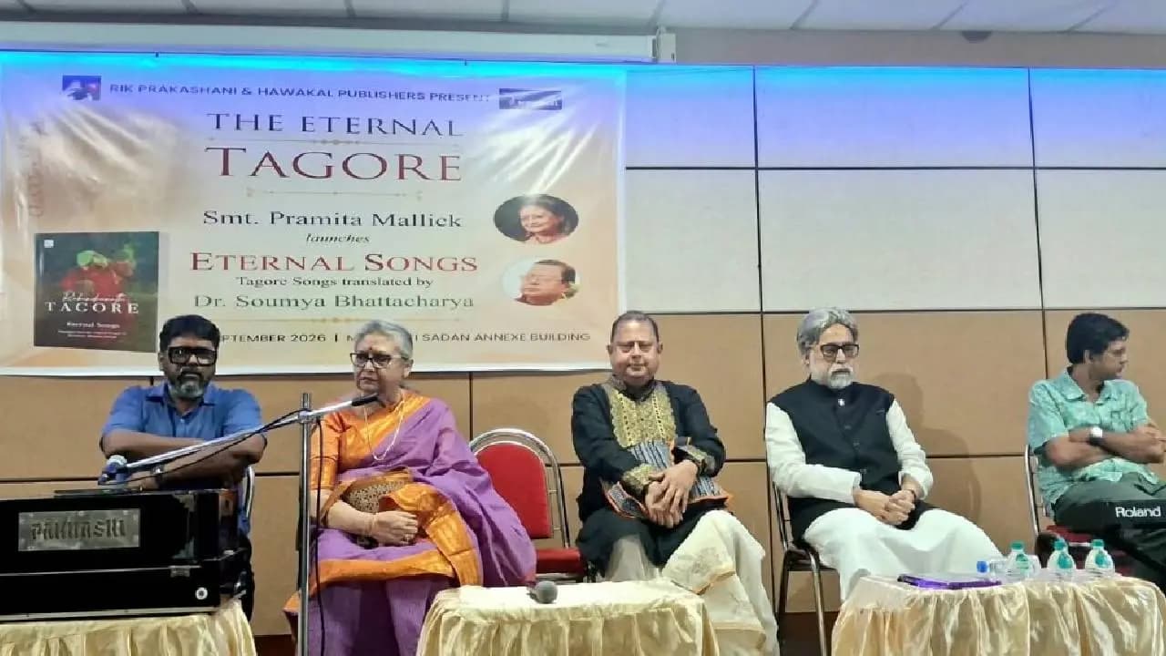 Eternal Songs: Book featuring English translations of 50 Tagore songs launched