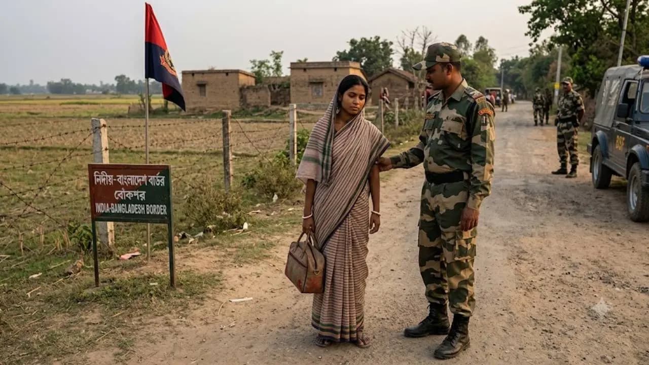 Love Across Borders: Woman Arrested in Murshidabad After Allegedly Entering India Illegally to Marry Lover