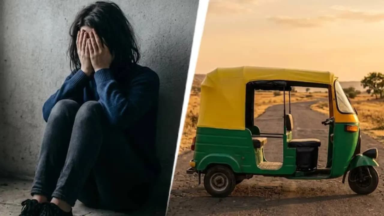 Young woman leaps from moving auto to save her honor