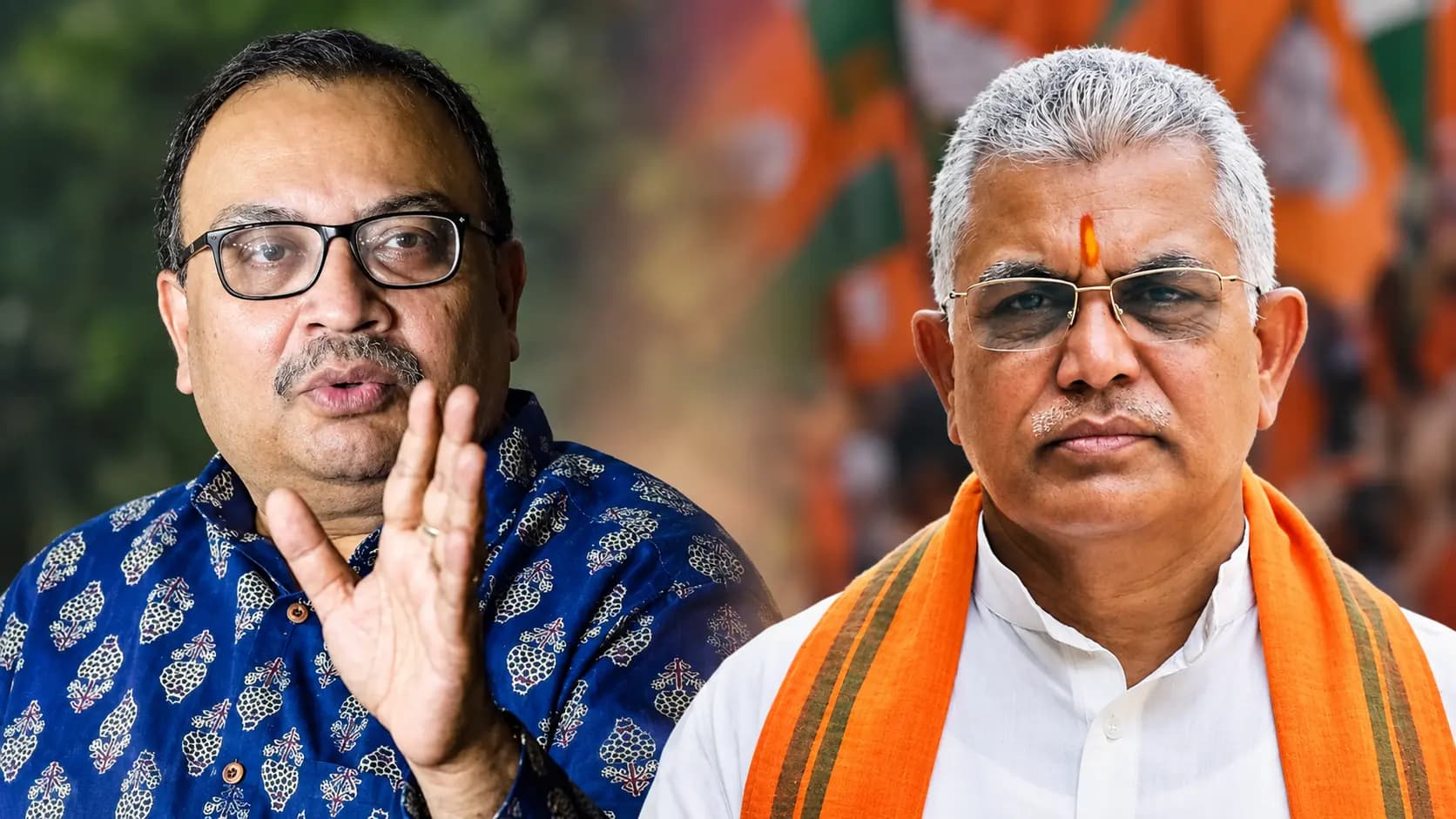Dilip Ghosh Targets Kunal: You are talking nonsense Dilip Ghosh dismissively brushed aside Kunal Ghoshs fears of being murdered