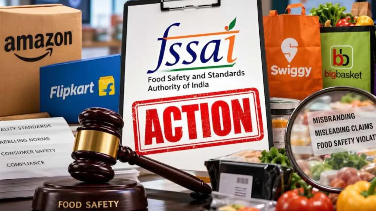 FSSAI issues stern notices to five companies including Swiggy and Amazon