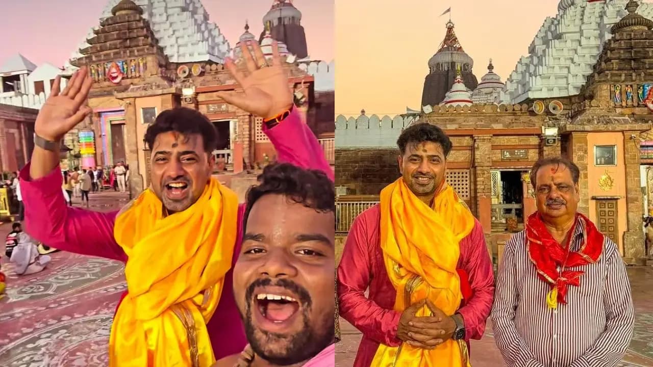 Desu 7: dev offers Puja at puri jagannath mandir ahead of his Puja release