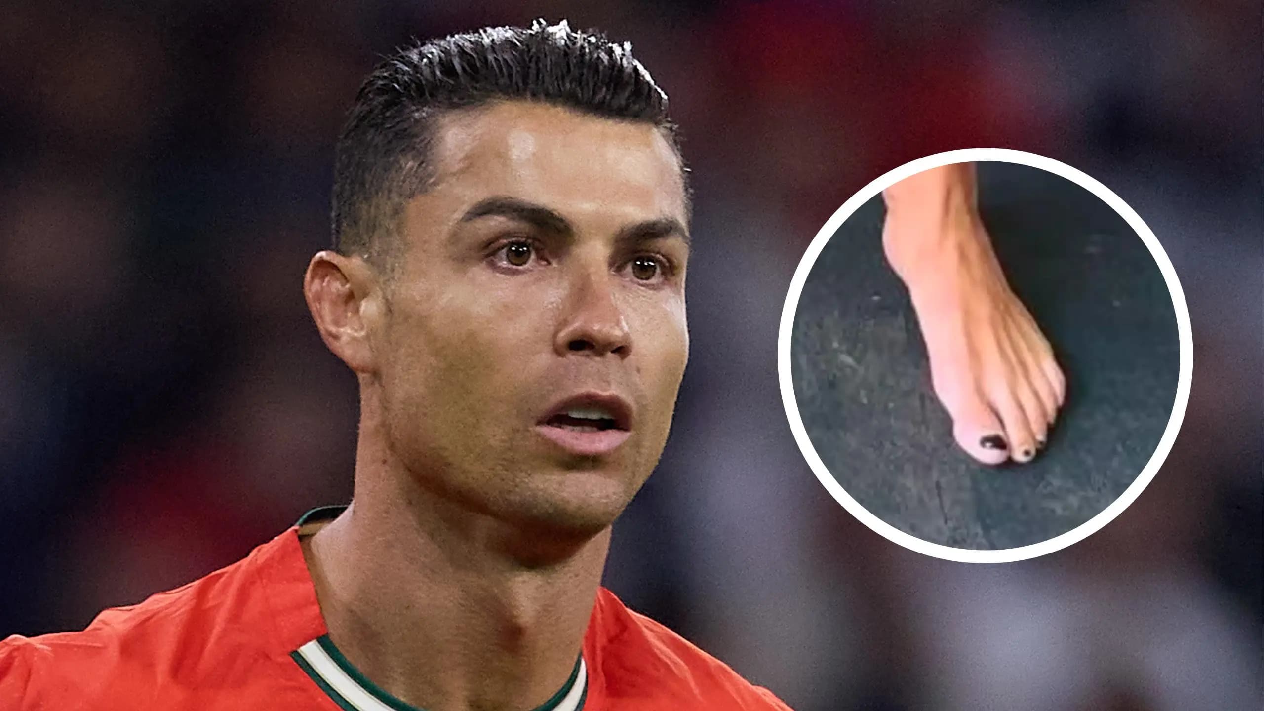 Why Cristiano Ronaldo paints his toenails black? The reason has been revealed 