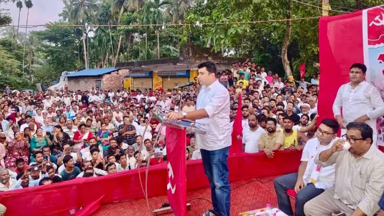 Trinamool is finished only the Left can stop the BJP: Shatarup Ghosh roars at Panchla