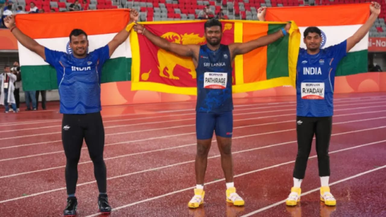 Yashvir Singh and Rohit Yadav delivered a double podium for India in the javelin throw at the Asian Games 2026