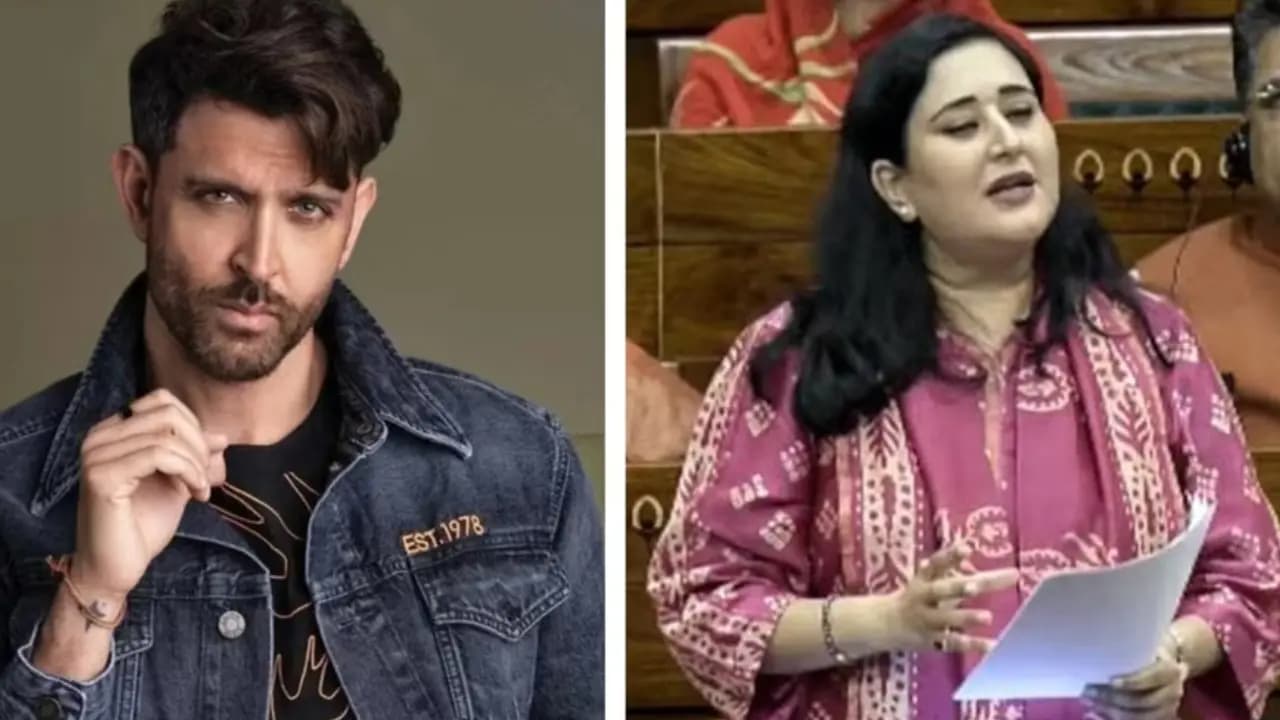Hrithik Roshan reacts to Bjp Mp Bansuri Swaraj advice to singh Vande Mataram over smash patriarchy comment