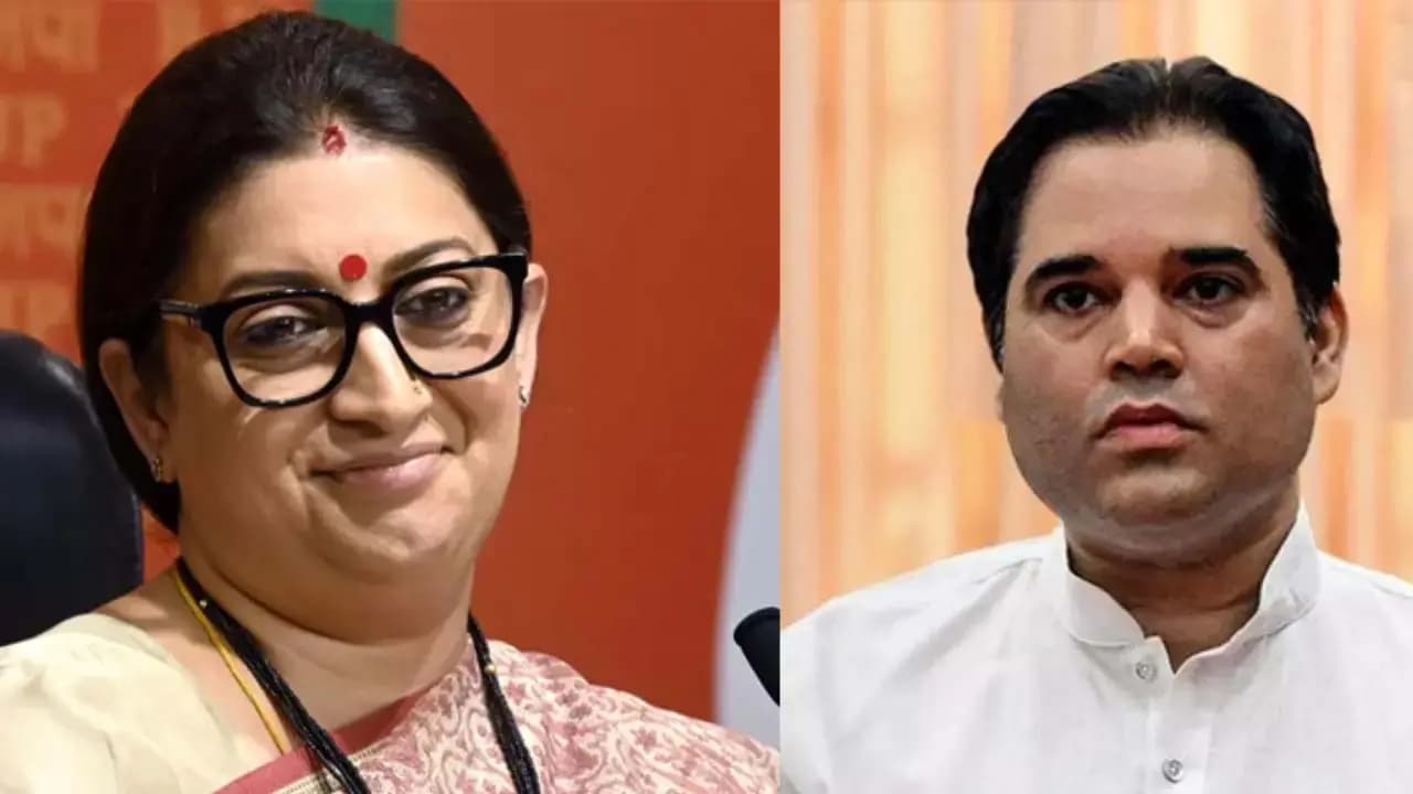 UP Rajya Sabha Election 2026: Smriti Irani and Varun Gandhi are leading the race within the BJP to become candidates for the Rajya Sabha elections from Uttar Pradesh 