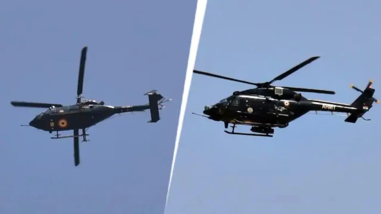 India Pak Relations: Indian Army helicopters use national highway instead of helipad near Pak Border