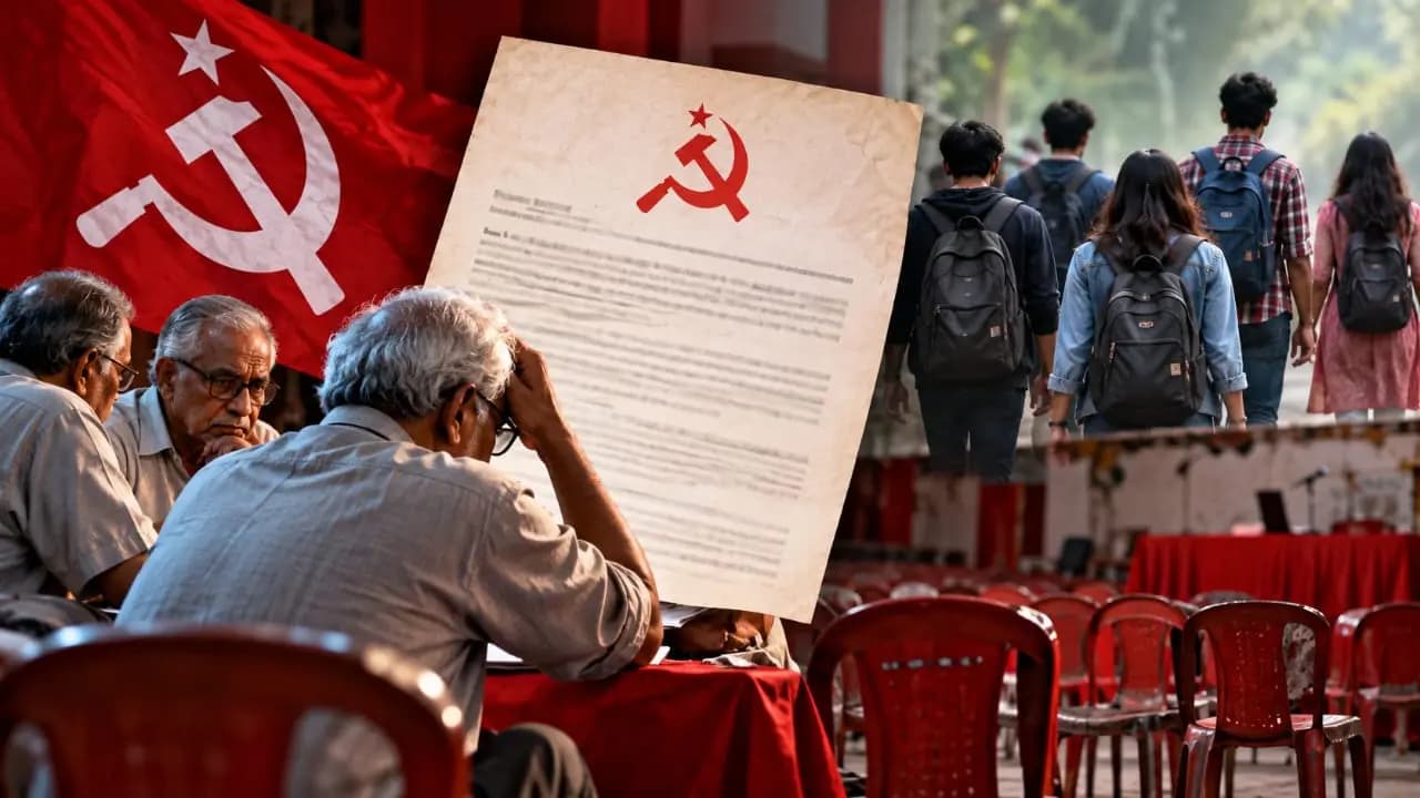 CPIM internel letter reveals poor participation of youths in the party