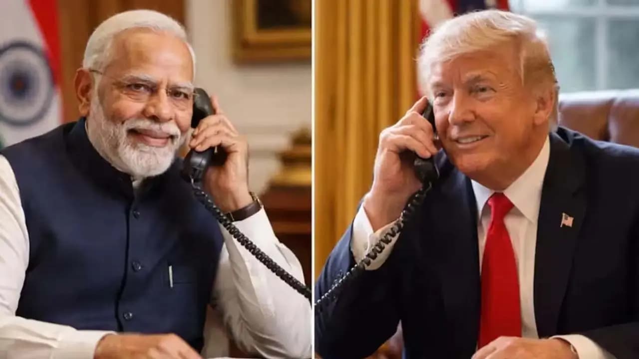 India US Relations: Modi speaks with Trump discusses trade defense and energy cooperation