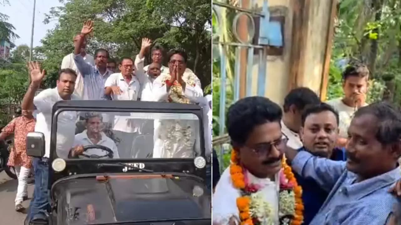 Nandigram By election congress candidate Milan Pradhans election campaign