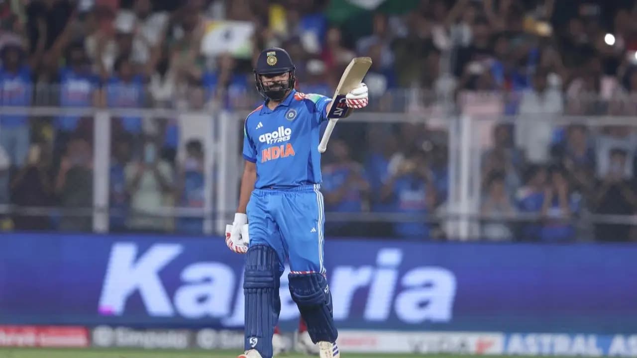 Rohit Sharma becomes the first batter in ODI history to hit 200 sixes in a single country 