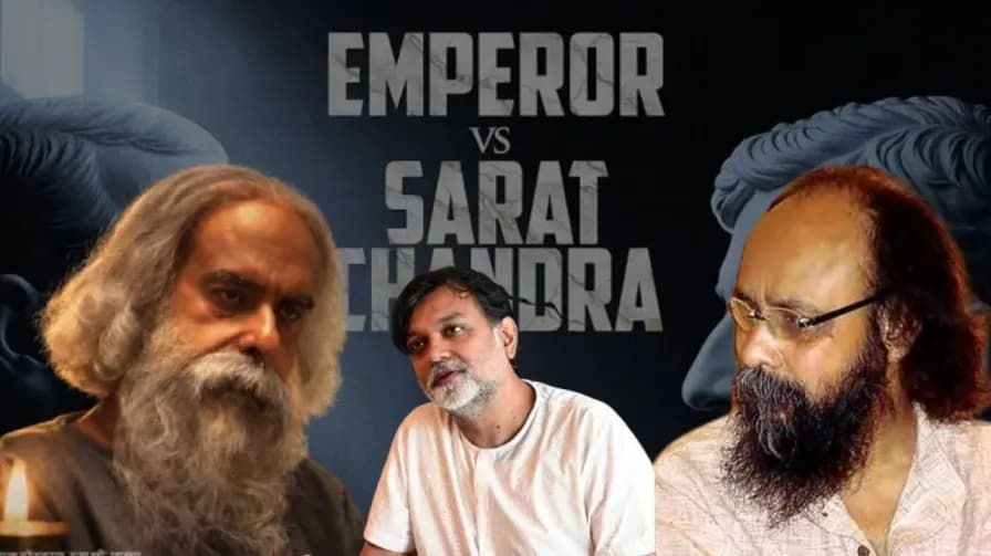 Joy Goswami Lends Voice For Rabindranath Tagore In Srijit Mukherji s Upcoming Period Drama Emperor Vs Sarat Chandra