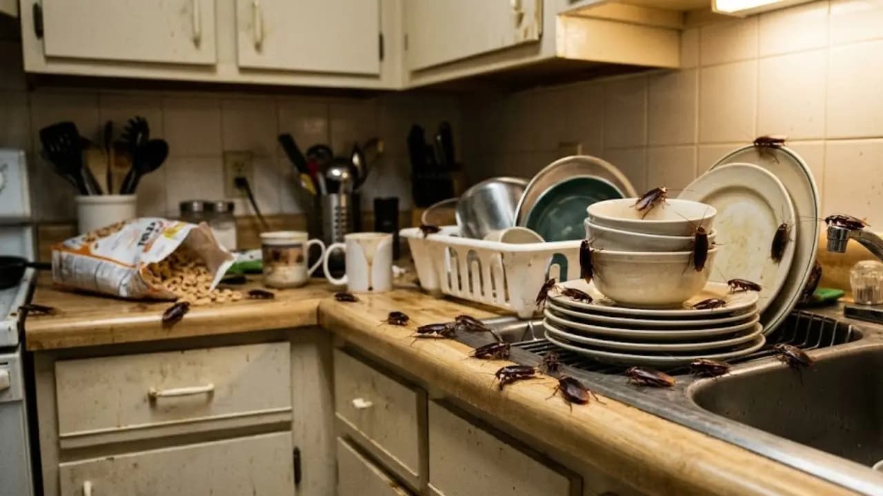 Small cockroaches in the kitchen get rid of it by using this trick
