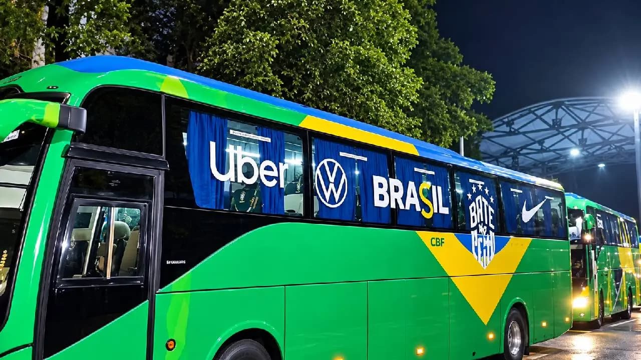 Brazil National Football Team reached Kolkata ahead of International friendly against India