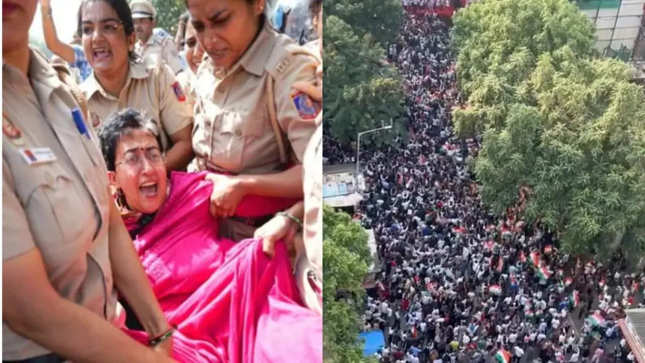 Delhi Mumbai EC Protests: Mumbai See Huge Number of Protesters 700 Detained from protest site in Delhi 