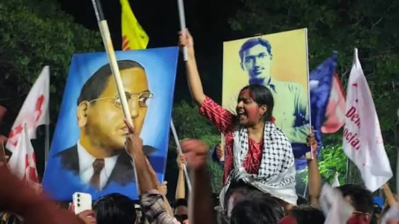 The Left-Ambedkarite alliance sweeps to victory at HCU ABVP defeated