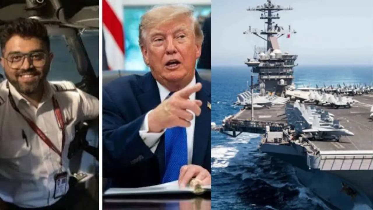 Flydubai Attack Smit Machchhar: Trump warns 3rd Aircraft Carrier 10000 Troops Head To Middle East heading to Iran