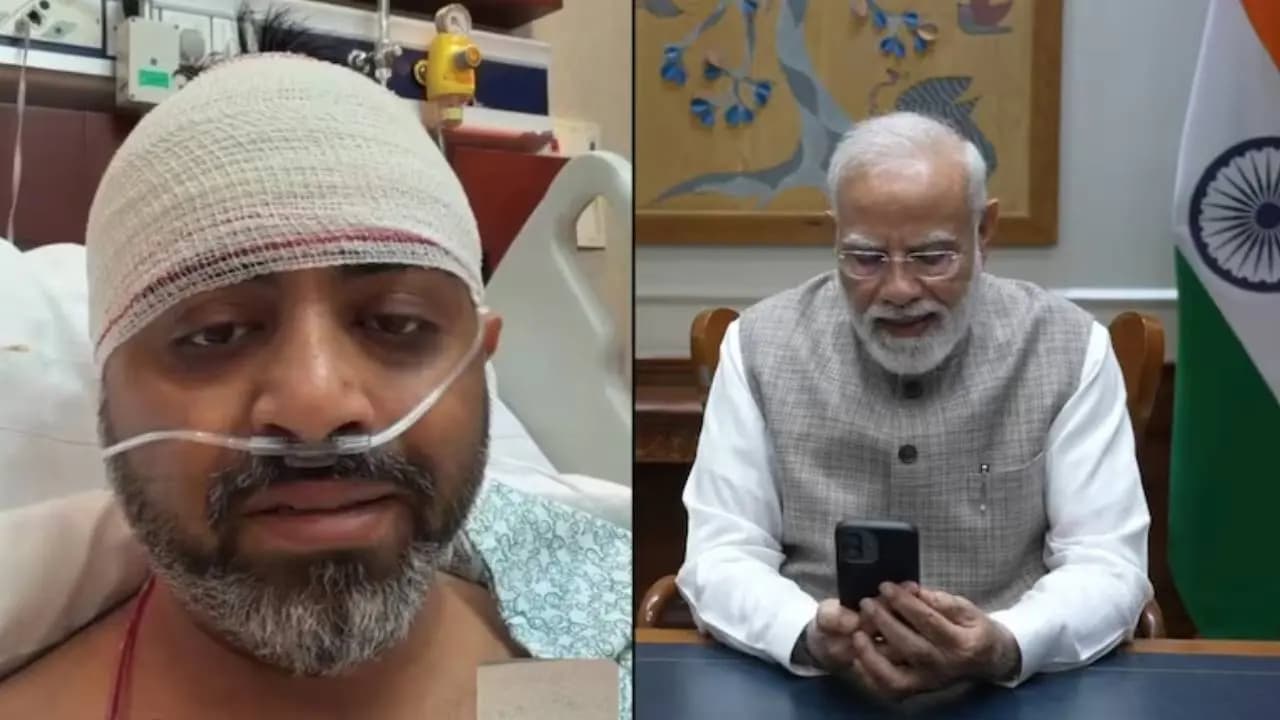 Pilot Smith shared the harrowing flight experience with Modi over the phone