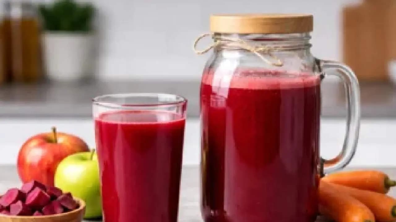 How to make Beetroot juice for glowing skin 