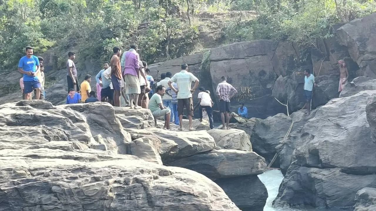 Belpahari Tragedy: Mother Missing After Jumping And Tried To Save Son In Ghagra Waterfalls in Jhargram