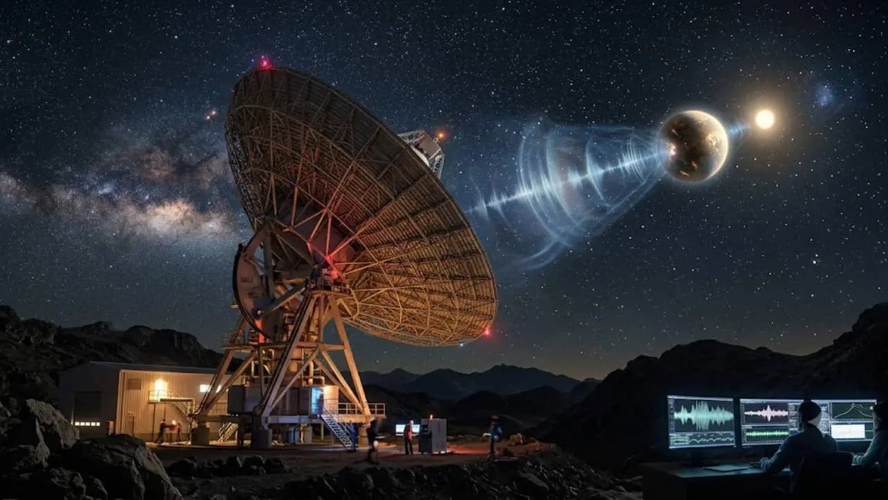 First Direct Radio Emissions