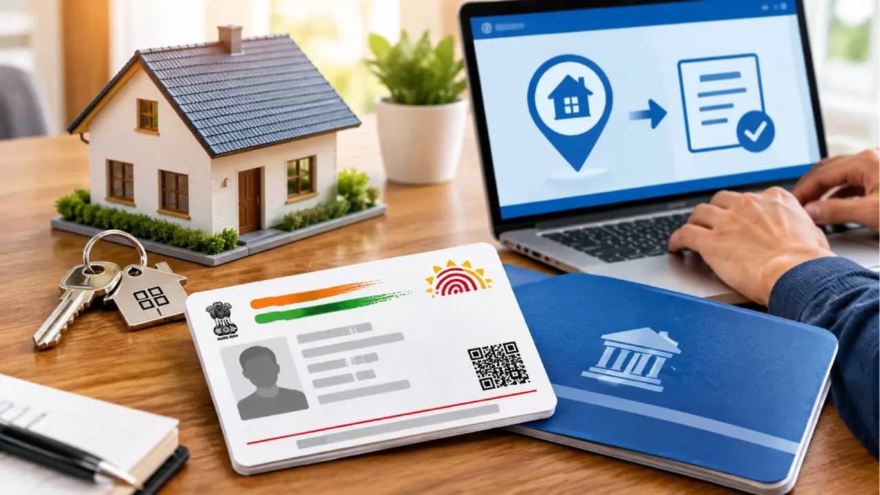 How to Update Your Aadhaar and Bank Passbook Address Online when you buy new home