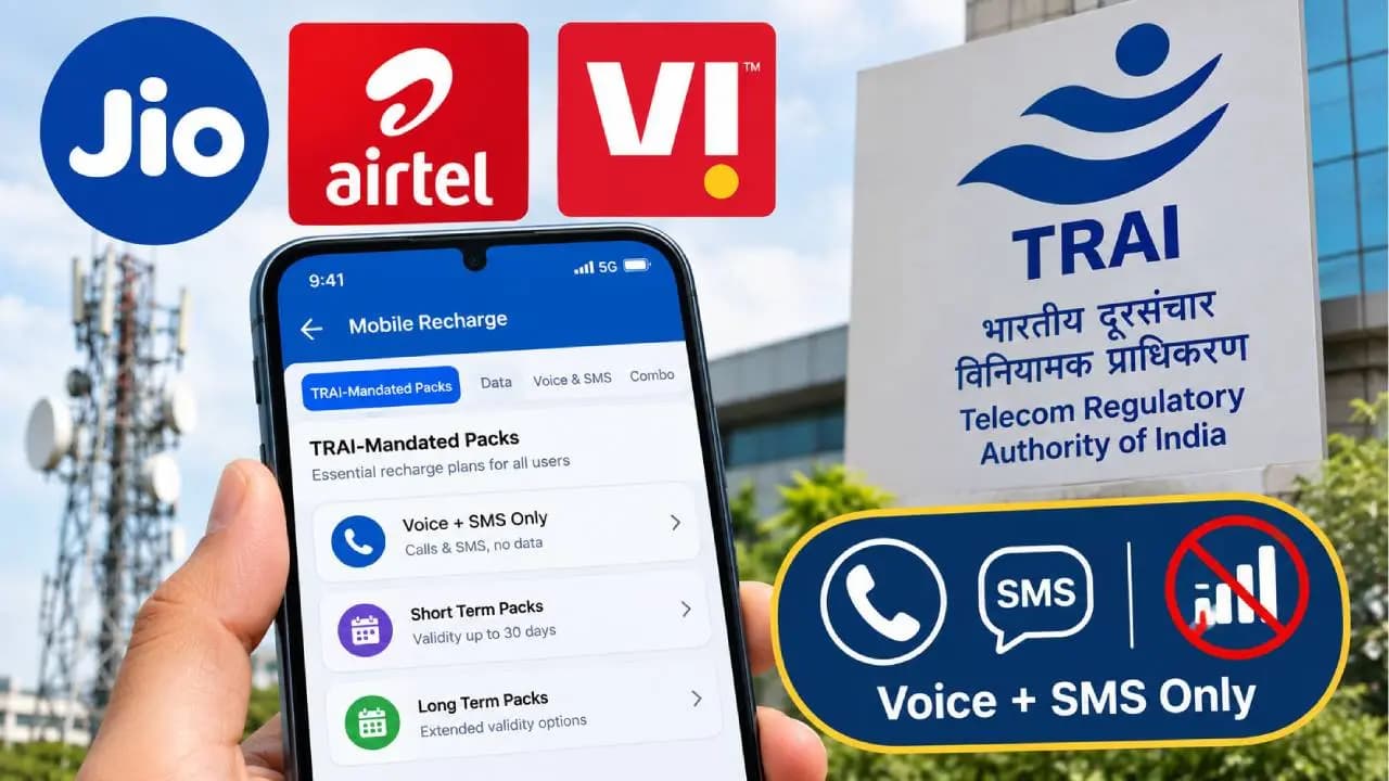 Jio, Airtel, Vi users get easier recharge access as TRAI orders dedicated packs section