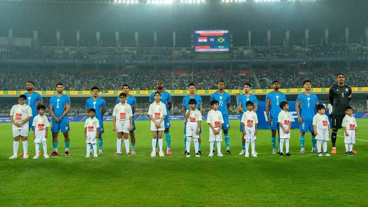 Best Moments From the Game as Brazil Dominate Historic Match at Salt Lake Stadium against India