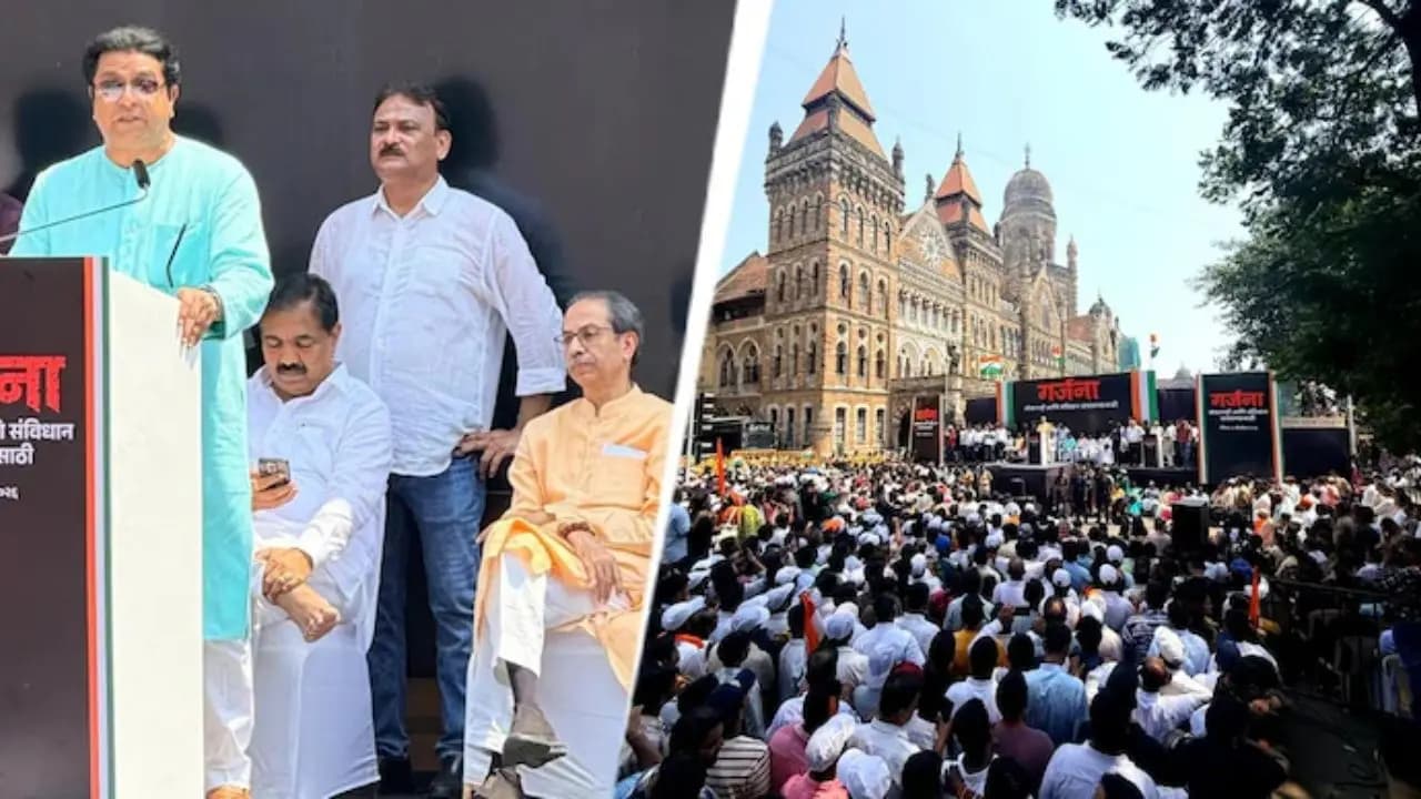 Thackerays Mumbai Protest