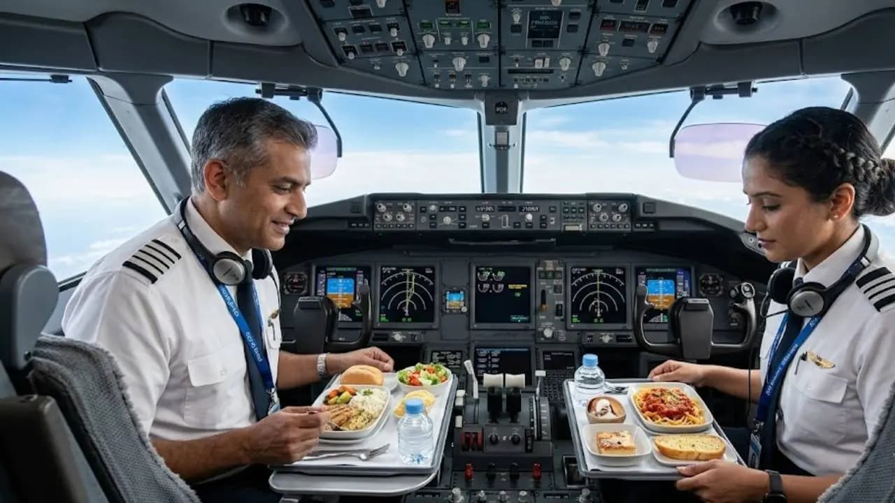 Why do airlines serve different meals to two pilots on the same flight