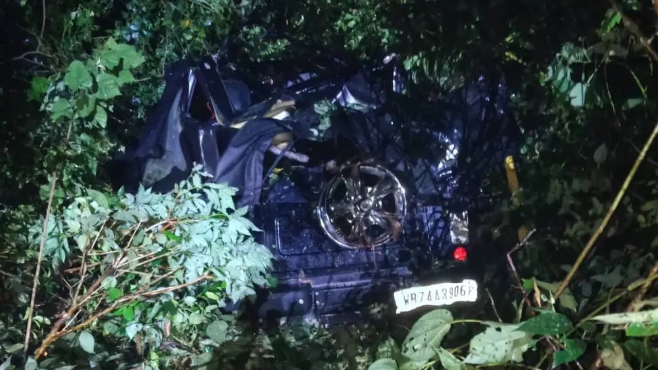Car plunges into gorge near Rohini 5 of 6 rescued frantic search underway