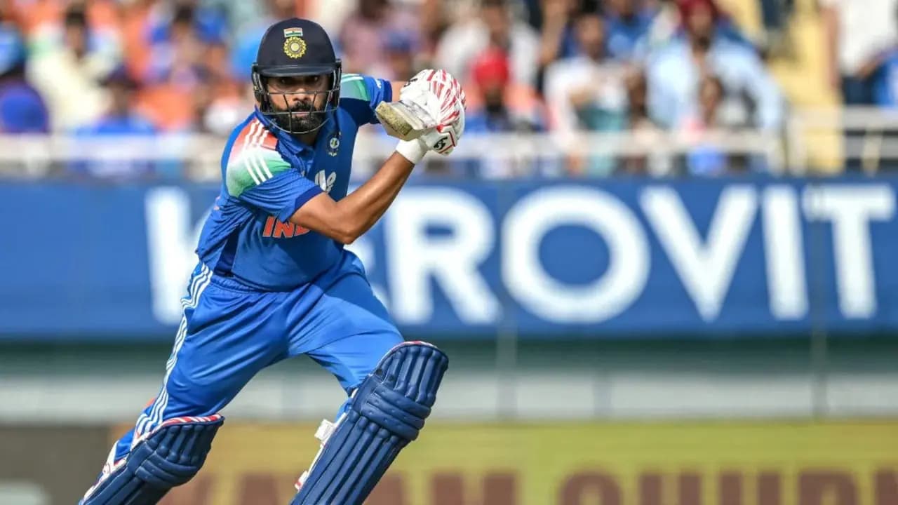 Former India cricketer Dinesh Karthik heaped praise on Rohit Sharma for his measured knock in the third ODI against the West Indies 