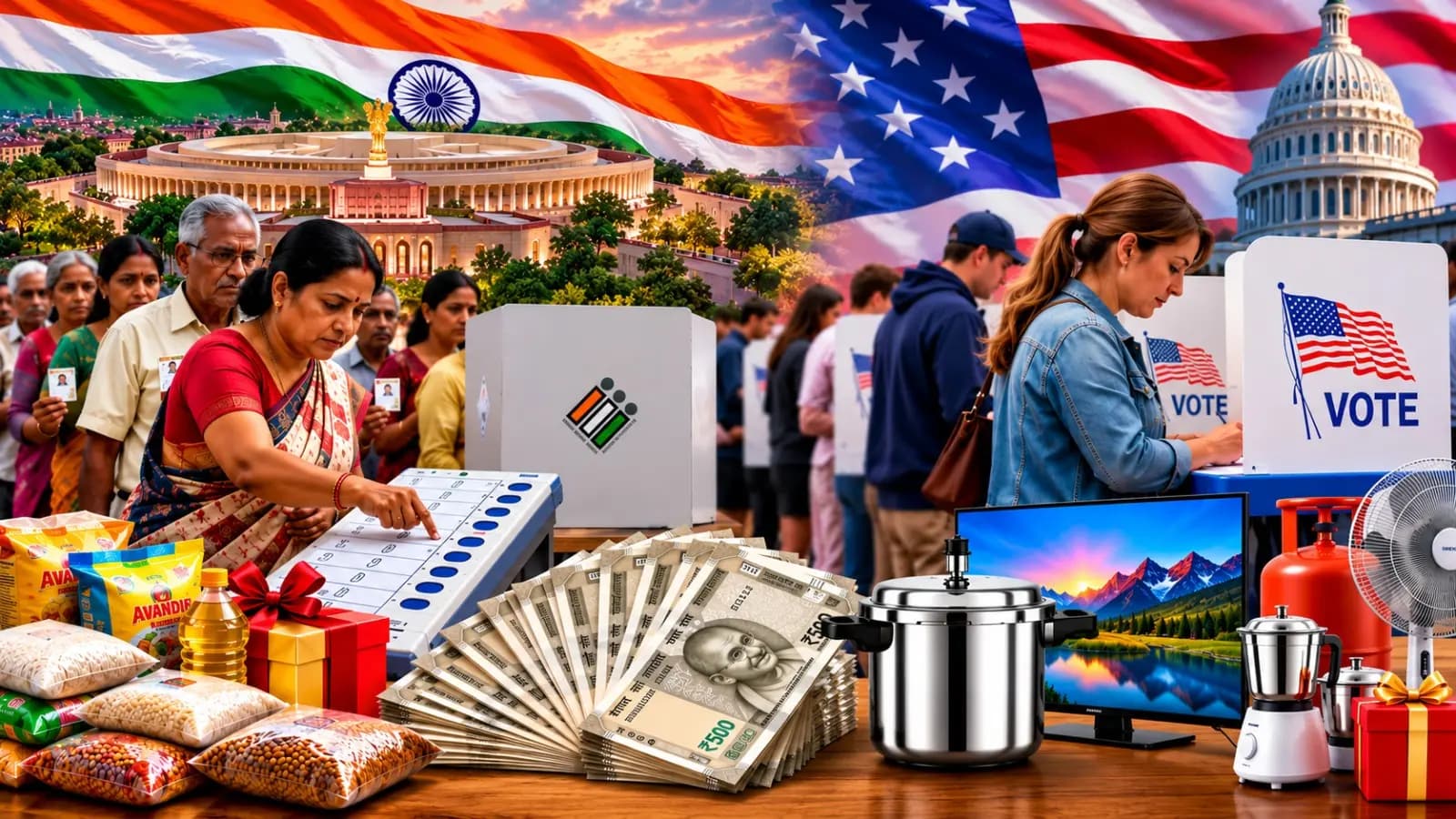 Freebies Culture in democracy gradually turning voters into customers