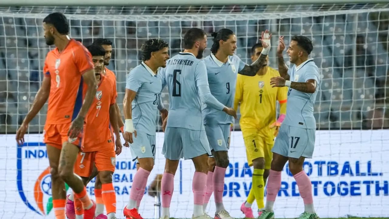 India vs Uruguay: India surender to Uruguay after Anirudh Thapa's goal, beaten by 6-1