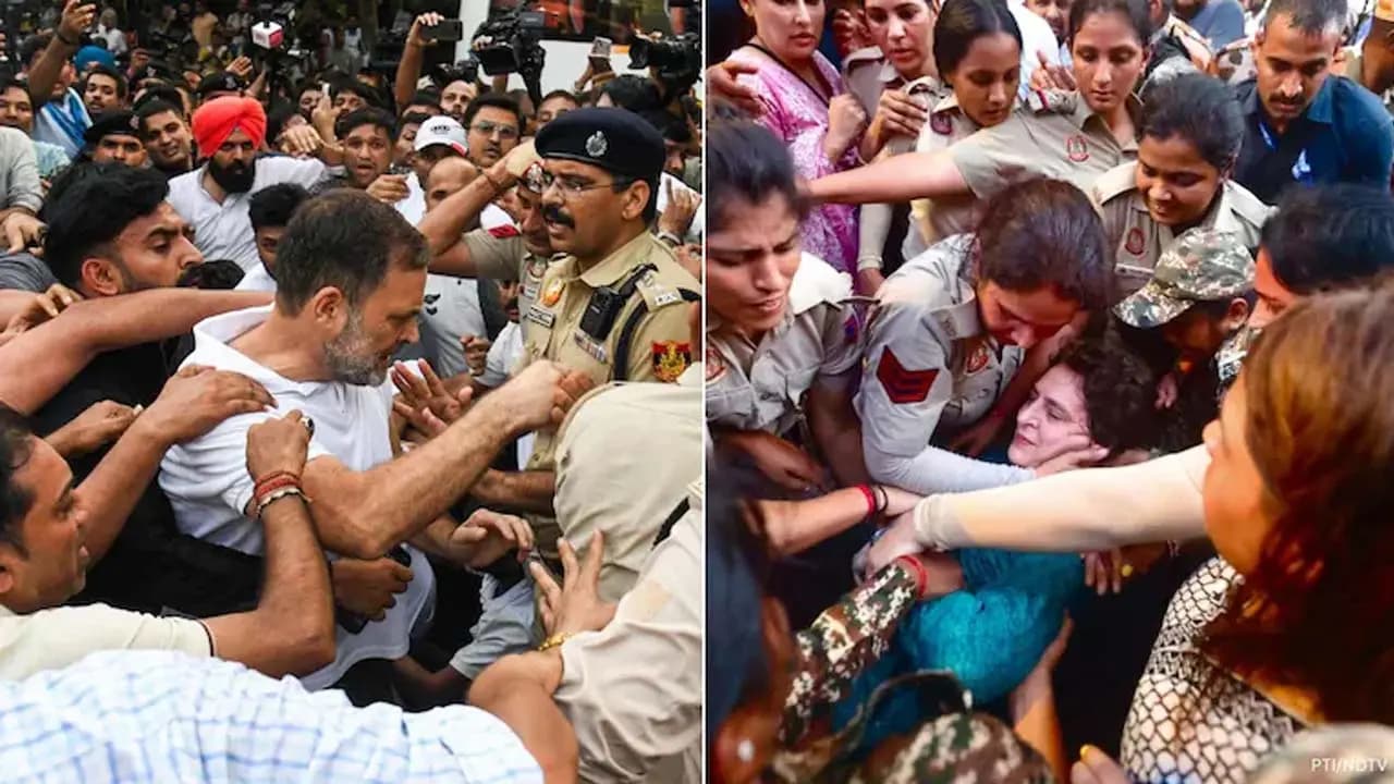 Anti CEC Protest: Rahul Gandhi released after two hour detention over anti CEC protest