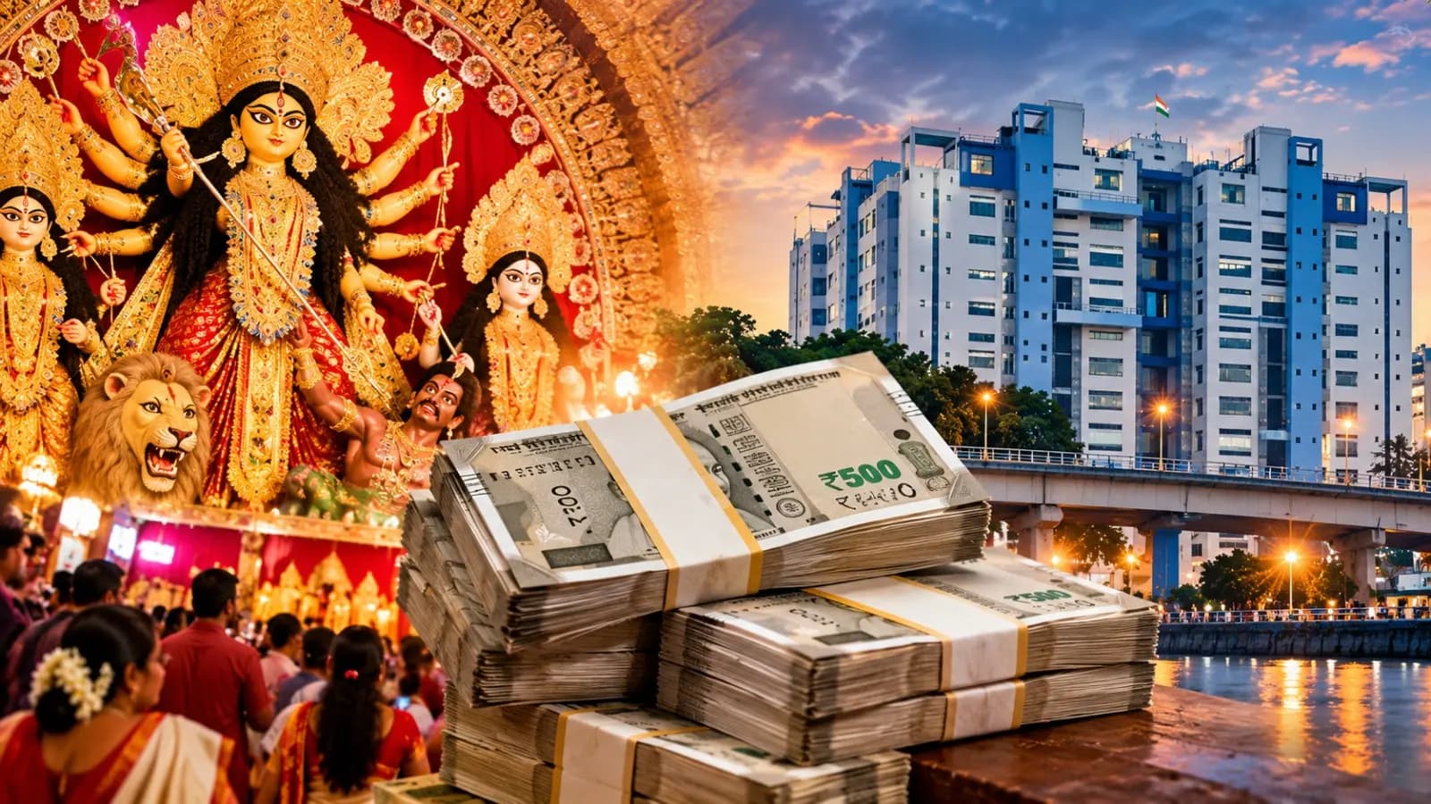 Almost 3000 Durga Puja Committee have opted out for one lakh government grant will save 30 crores