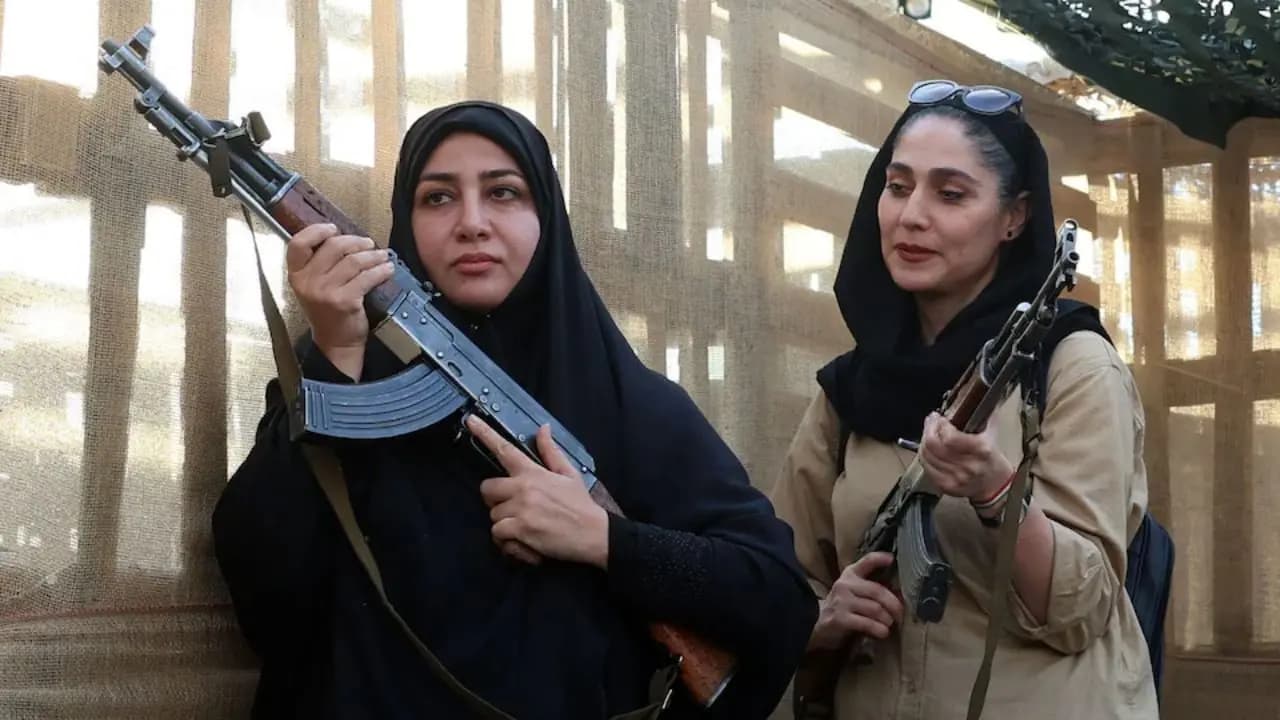 Iran Trains Women for Military Combat: Iran trains women to take up arms for military combat against US offensive 
