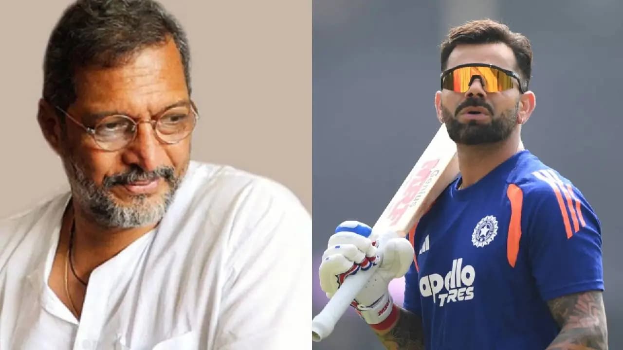 Nana Patekar Viral Throwback Video Reaction on Virat Kohli getting Out Early