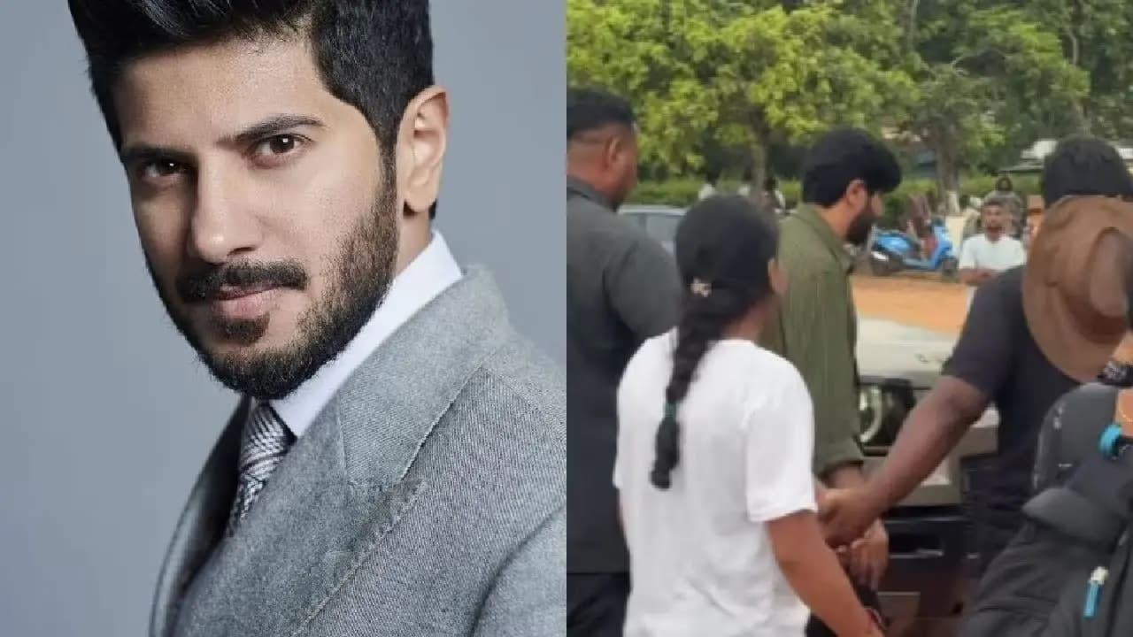 Female Fans Break Security to Meet Dulquer Salmaan in Vizag: Team Gets Annoyed During Shoot