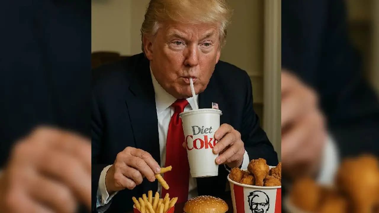 Donald Trump's Diet: Diet Coke, Burgers Fried Chicken a Day, US President Bizarre Food Habit