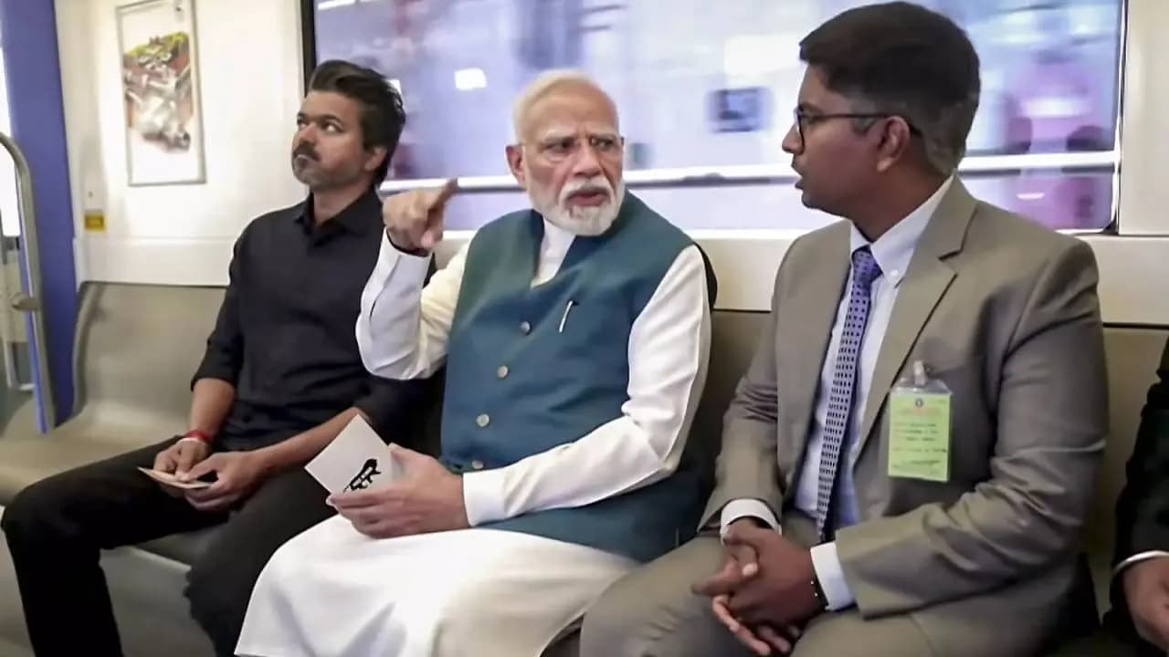 PM Modi Inaugurates Chennai Metro Phase II Stretch