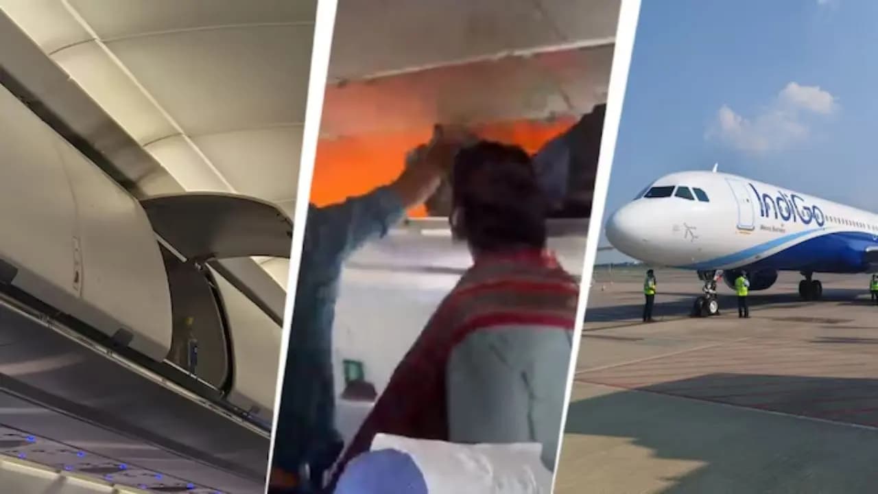 Indigo Fire: Delhi Chennai IndiGo flight diverted to Hyderabad as  Power bank catches fire mid air