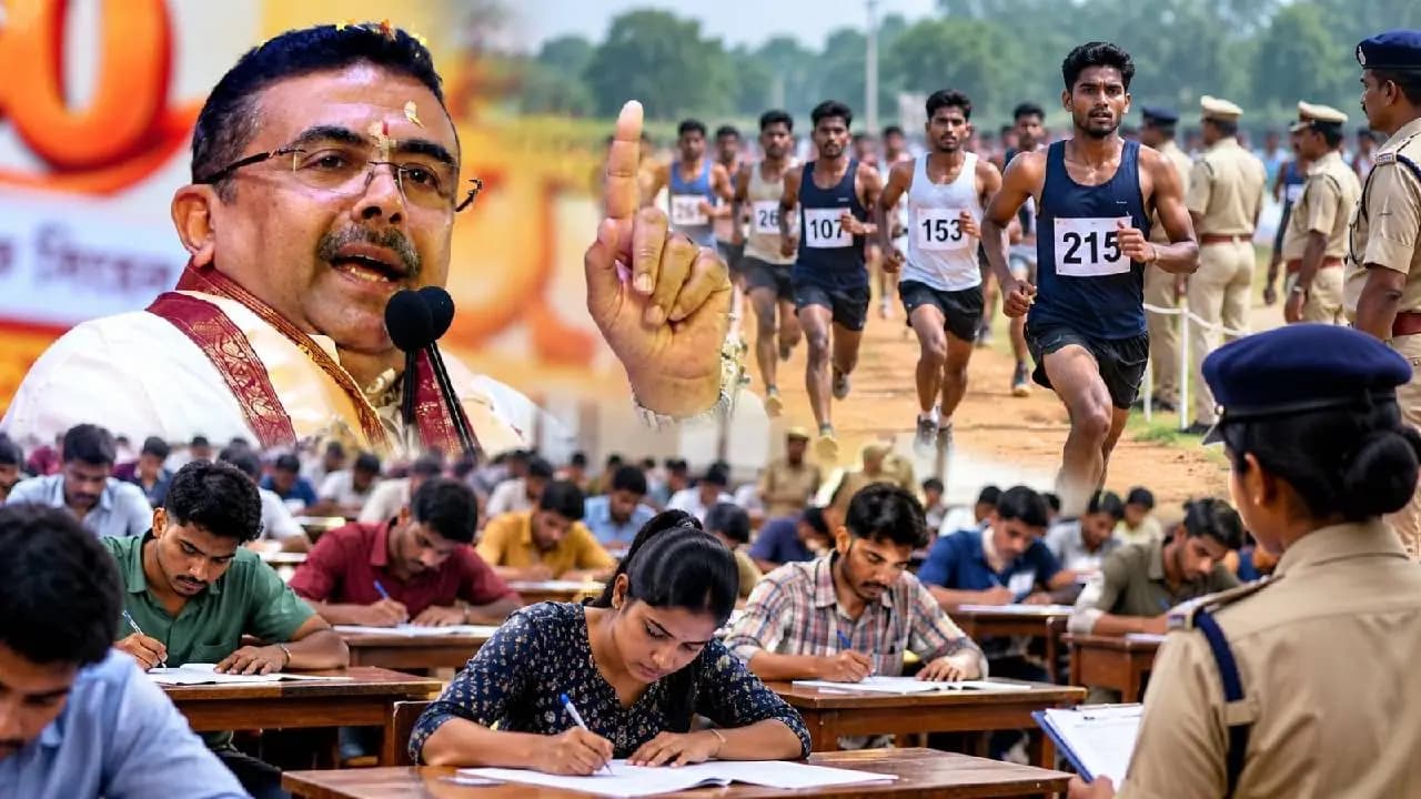 West Bengal Police Recruitment: Suvendu Adhikari Announces Police Recruitment Drives Over the Next Few Years