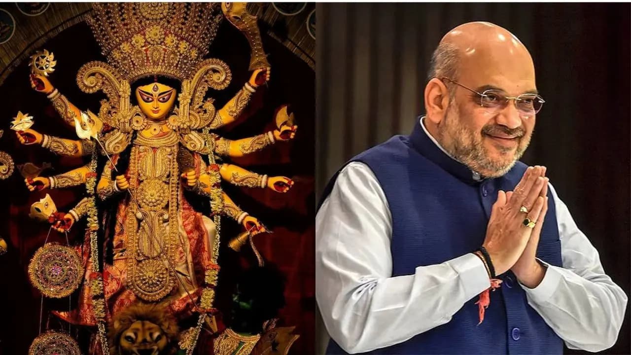 Ami Shah in Kolkata Durga Puja: Amit Shah will arrive in Kolkata on Saptami for a two-day Durga Puja visit   