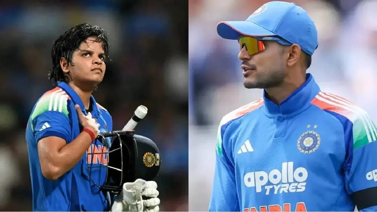 Shubhman Gill and Shefali Verma won ICC Player of The Month