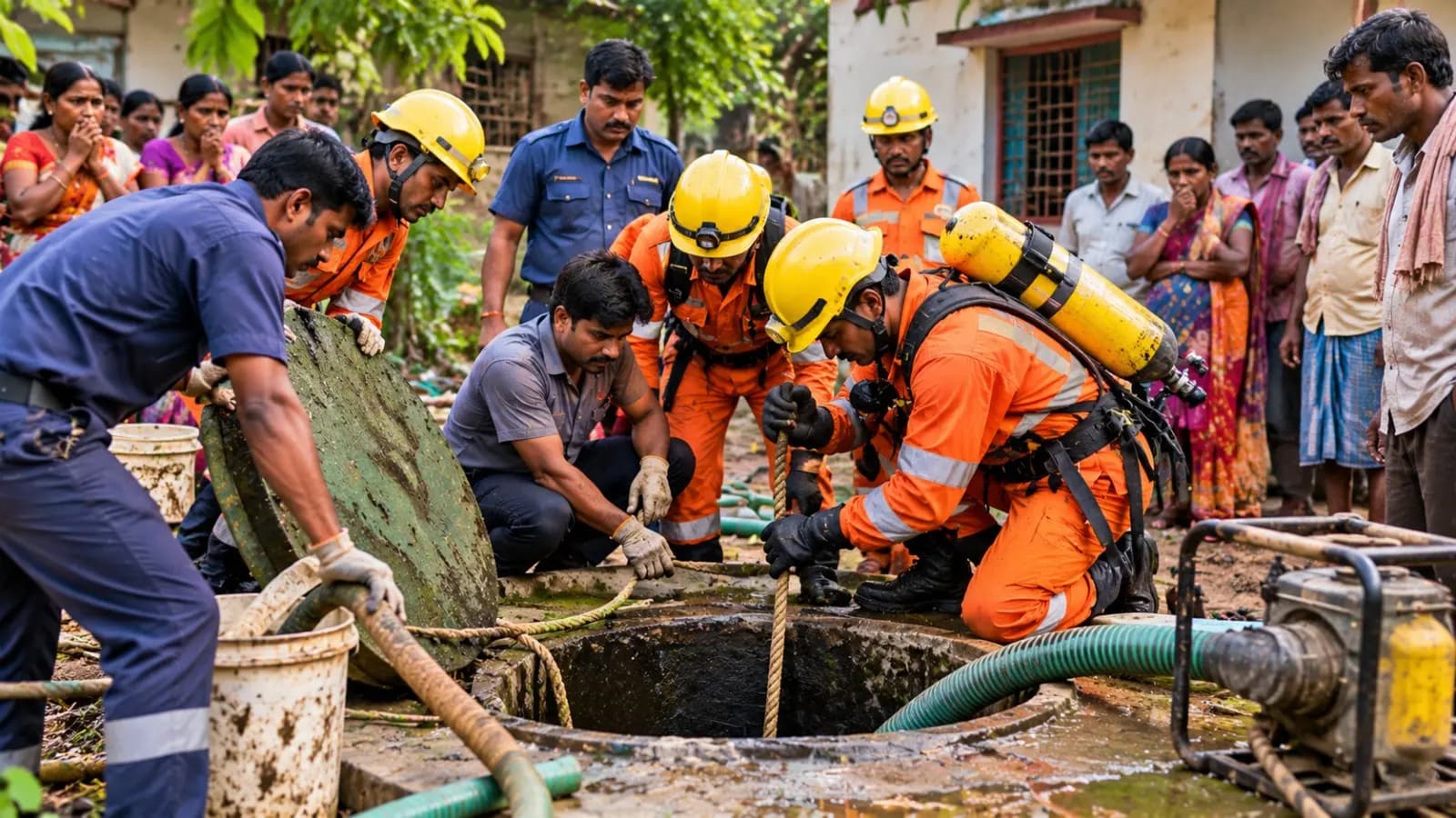 Four Dies After Falling Into Septic Tank In Medinipur